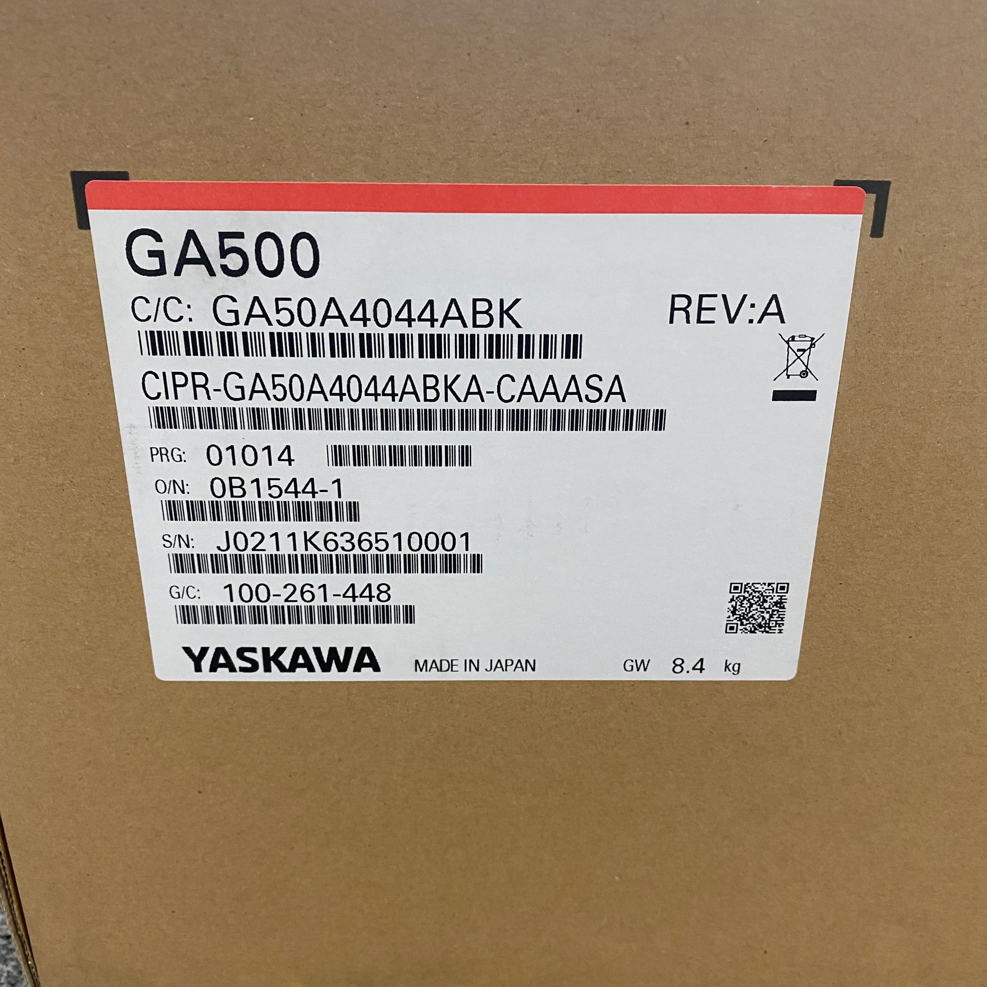 安川電機 GA500 GA50A4044ABK インバータ 小型高機能 | 八雲機械工具